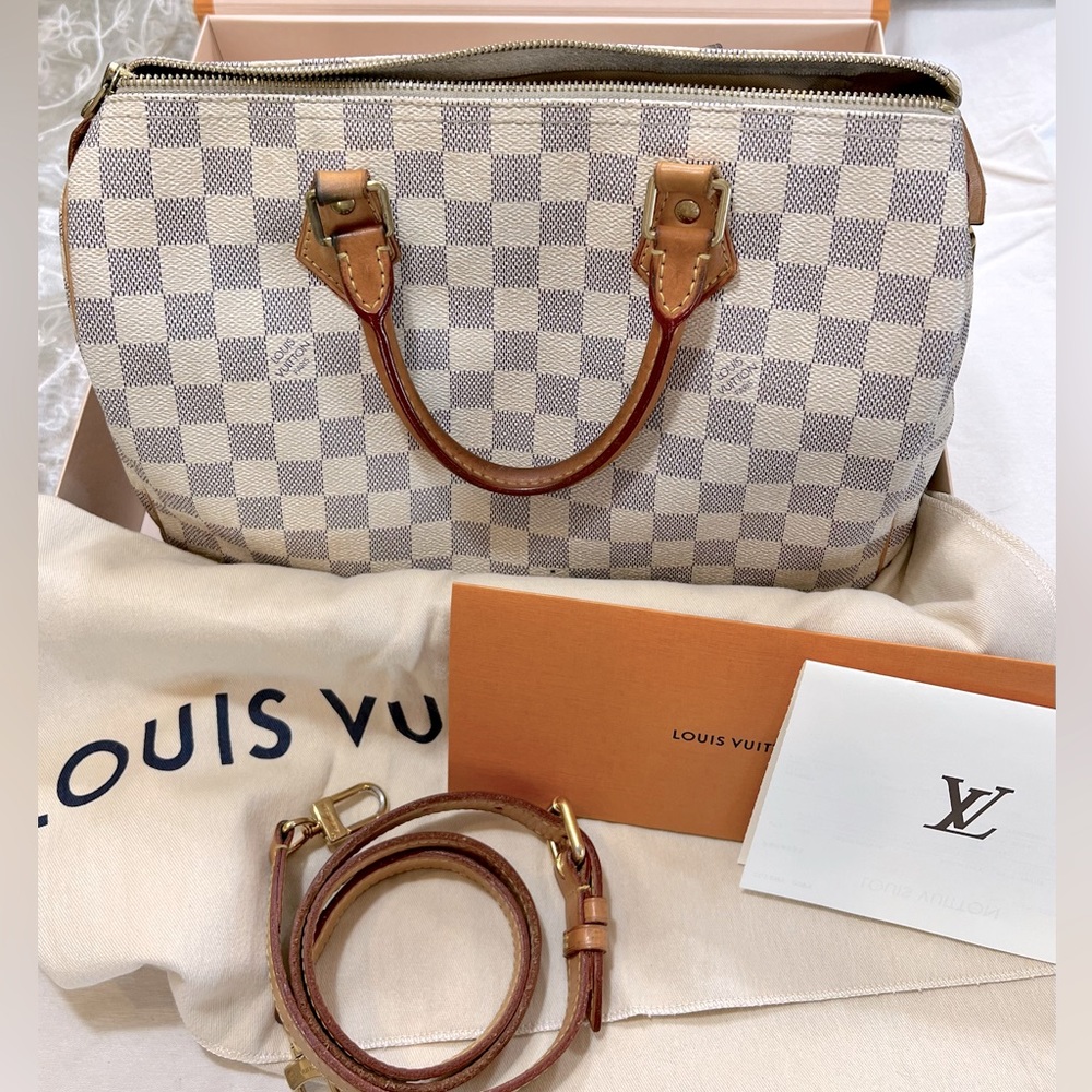 Louis Vuitton Speedy 30 NM D. Azur